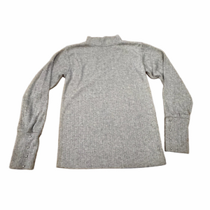Luana Women’s Cozy Grey Knit Sweater